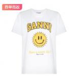 Farfetch 发发奇 现有 GANNI Smiley Sun 笑脸T恤